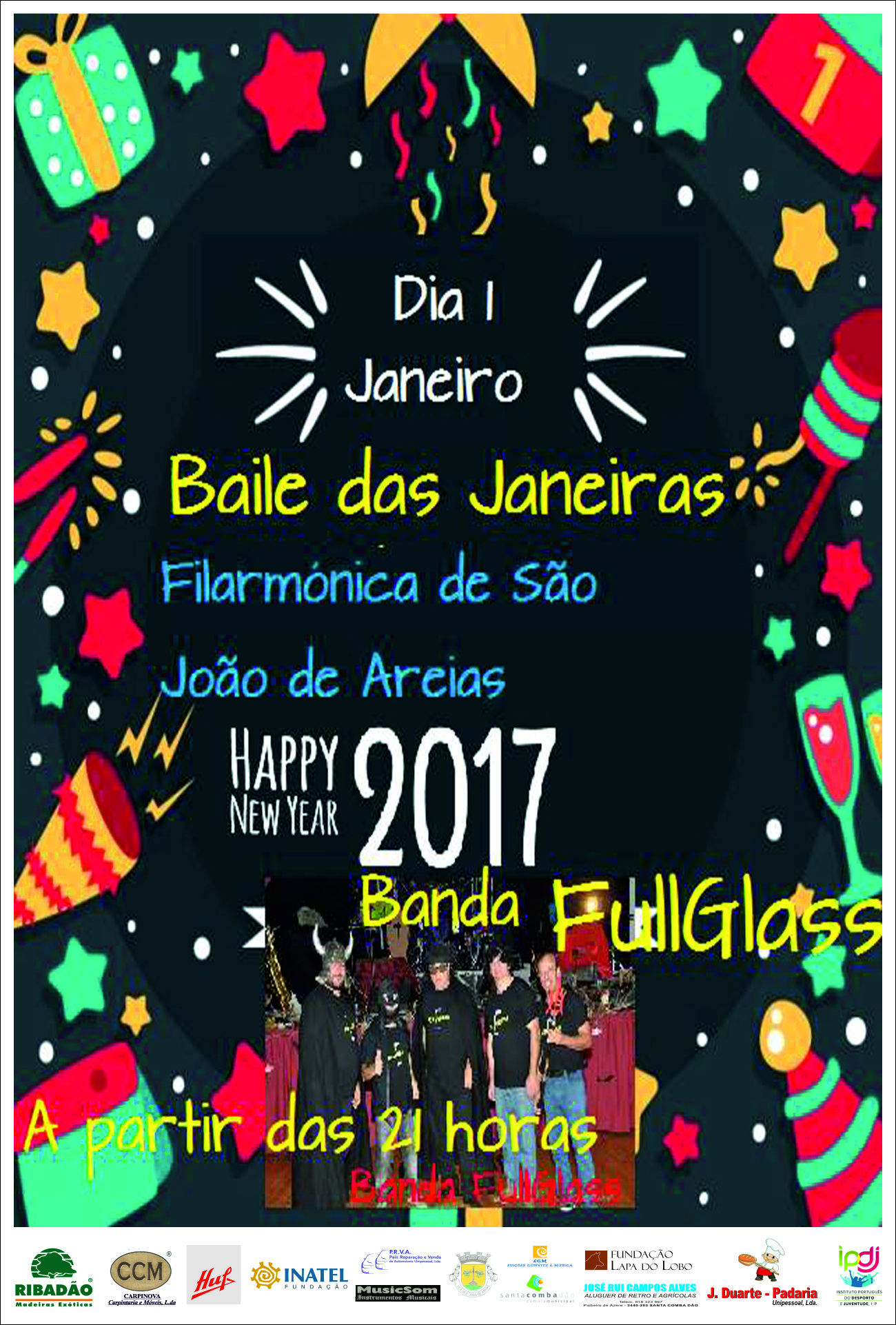 Cartaz Baile das Janeiras