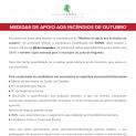 Medidas de apoio aos incêndios de outubro