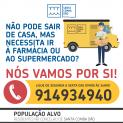Programa de apoio excecional e temporário a grupos de risco - compras de supermercado e idas à farmácia