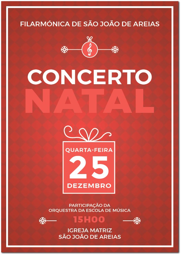 Concerto de Natal da Banda Filarmónica de São João de Areias 