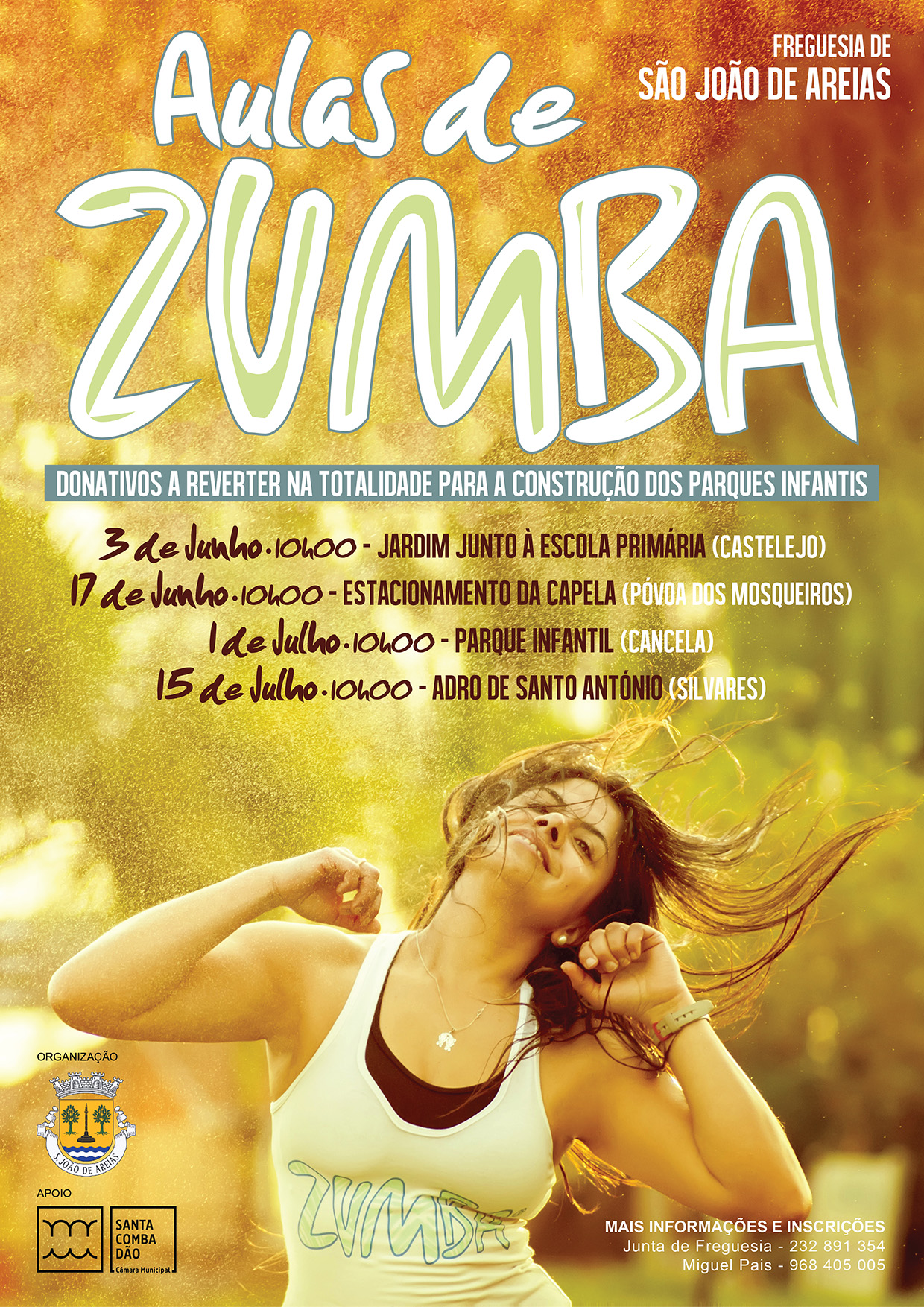 cartaz aulas de zumba sja
