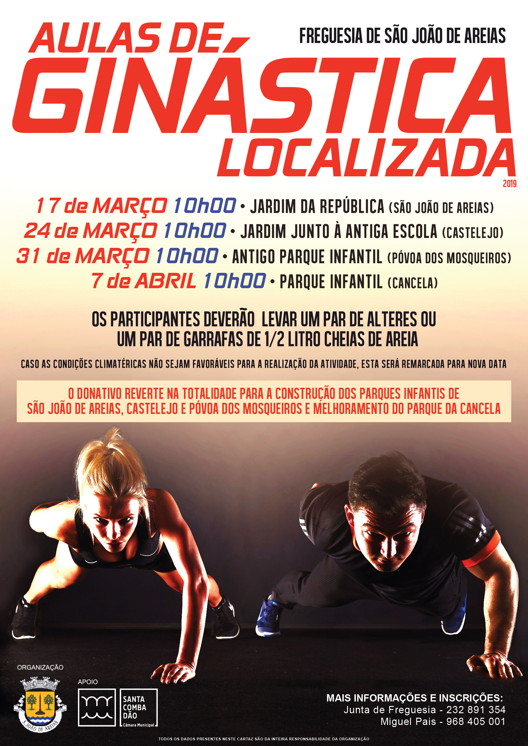 Cartaz - Ginástica localizada