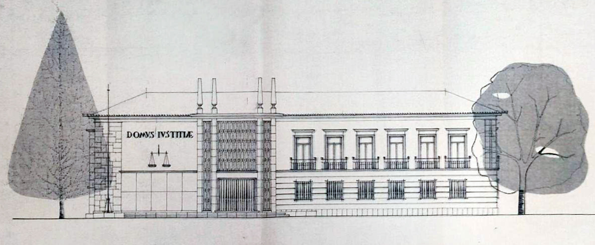 fachada do palácio da justiça