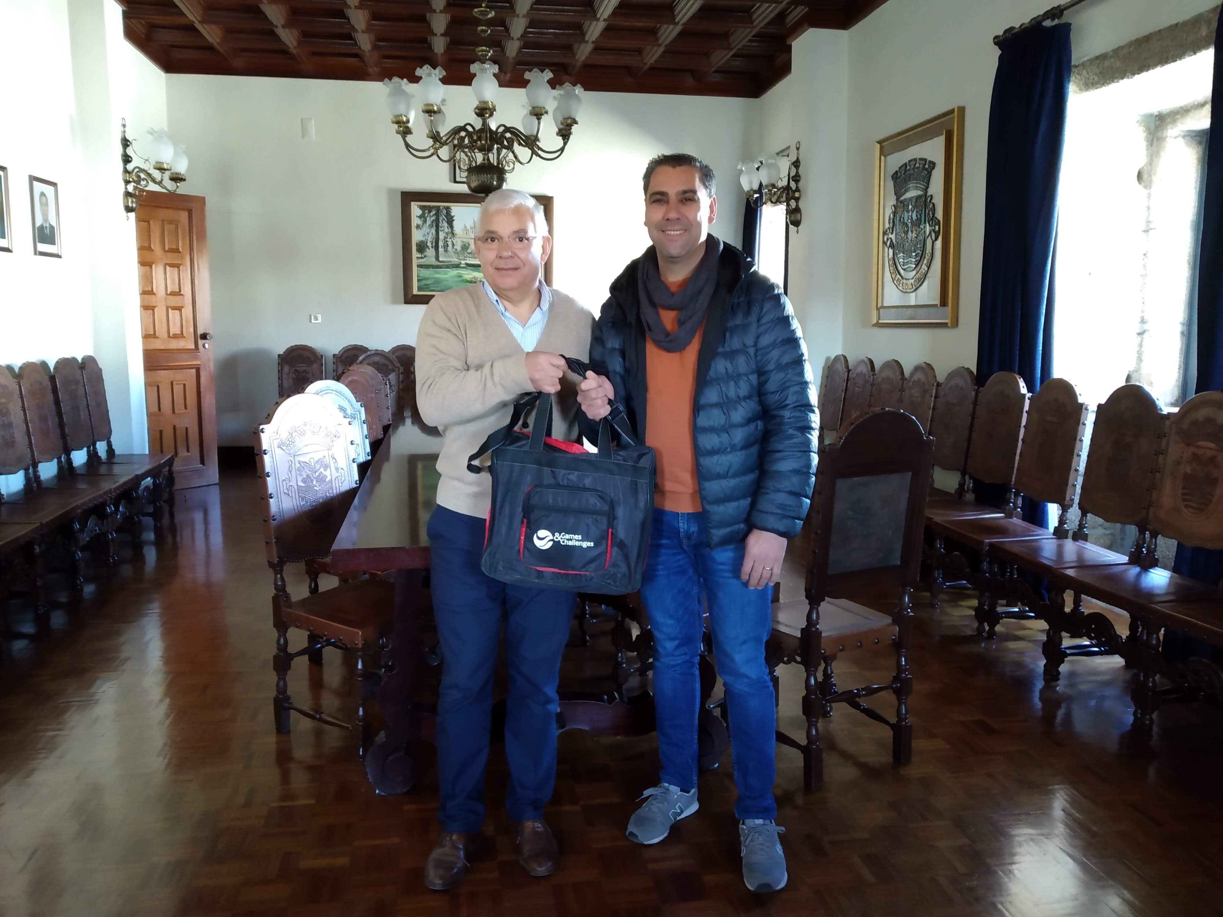 Entrega de kit de boccia