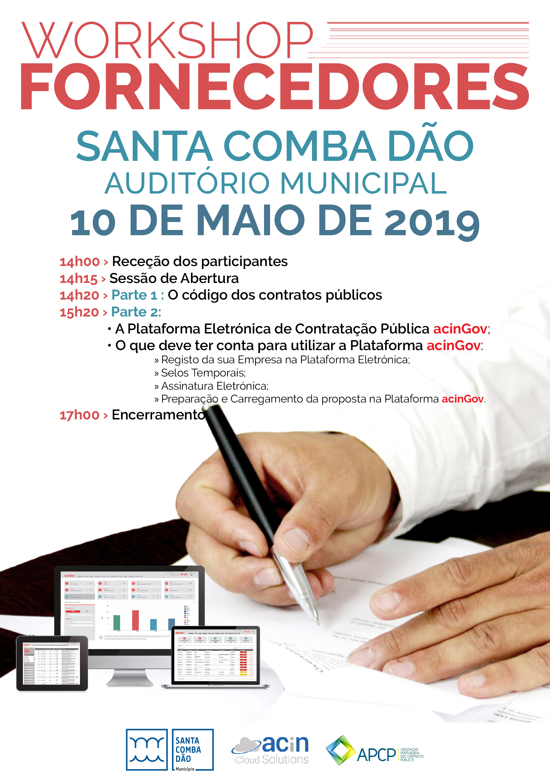 Cartaz: Workshop - Fornecedores 